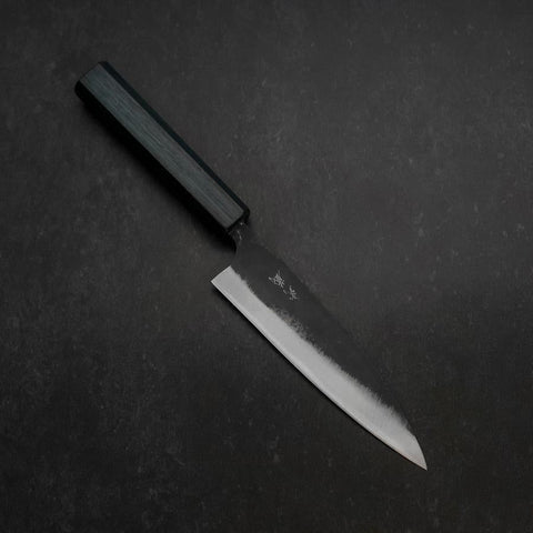 Funayuki Blue Steel #2 Kurouchi Mango Urushi Azul Oscuro 145mm