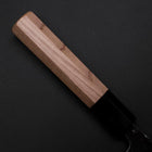 Funayuki Sabaki Blue Steel #1 Kurouchi Buffalo Magnolia Handle 165mm-[Musashi]-[Japanese-Kitchen-Knives]