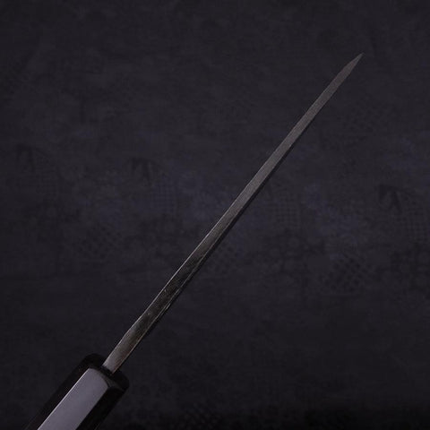Funayuki Sabaki Blue Super Kurouchi Buffalo Ebony Handle 135mm-[Musashi]-[Japanese-Kitchen-Knives]