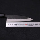 Funayuki Sabaki Blue Super Kurouchi Buffalo Ebony Handle 135mm-[Musashi]-[Japanese-Kitchen-Knives]