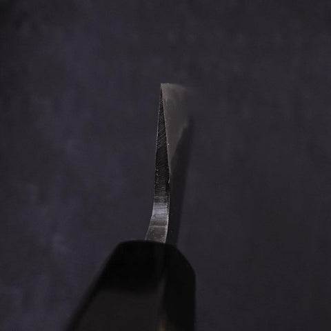 Funayuki Sabaki Blue Super Kurouchi Buffalo Ebony Handle 180mm-[Musashi]-[Japanese-Kitchen-Knives]