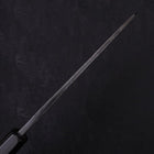 Funayuki Sabaki Blue Super Kurouchi Buffalo Ebony Handle 180mm-[Musashi]-[Japanese-Kitchen-Knives]