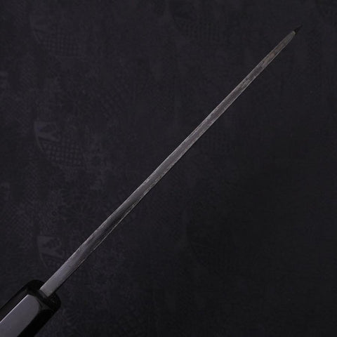Funayuki Sabaki Blue Super Kurouchi Buffalo Ebony Handle 180mm-[Musashi]-[Japanese-Kitchen-Knives]