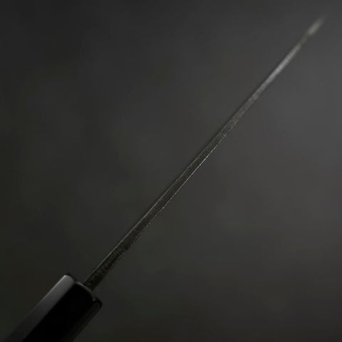Funayuki Sabaki Blue Steel #2 Kurouchi Mango de Teca con Cuerno de Búfalo 165mm