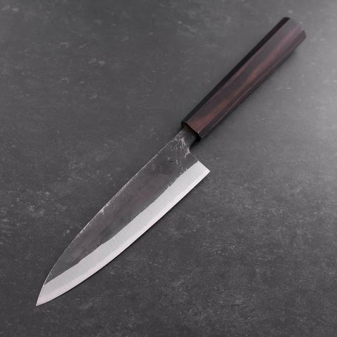 Funayuki Sabaki Blue Steel #2 Kurouchi Ebony Handle 165mm-[Musashi]-[Japanese-Kitchen-Knives]