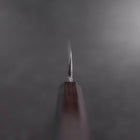Funayuki Sabaki Blue Steel #2 Kurouchi Ebony Handle 165mm-[Musashi]-[Japanese-Kitchen-Knives]