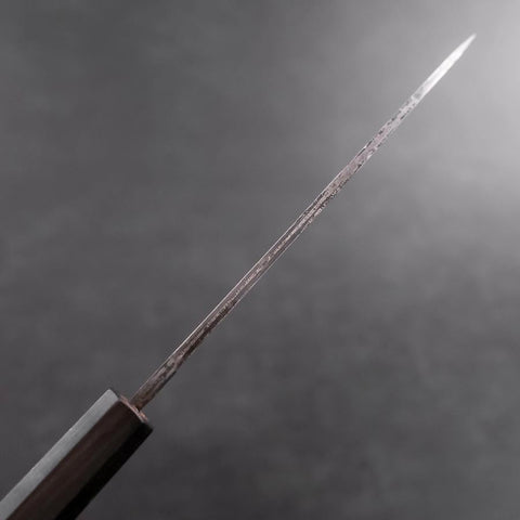 Funayuki Sabaki Blue Steel #2 Kurouchi Ebony Handle 165mm-[Musashi]-[Japanese-Kitchen-Knives]