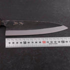 Funayuki Sabaki Blue Steel #2 Kurouchi Ebony Handle 165mm-[Musashi]-[Japanese-Kitchen-Knives]