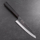Funayuki Sabaki Blue Steel #2 Kurouchi Ebony Handle 165mm-[Musashi]-[Japanese-Kitchen-Knives]