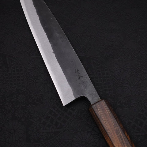 Funayuki Sabaki Blue Steel #2 Kurouchi Mango Sumi Urushi 180mm