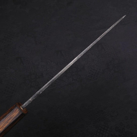 Funayuki Sabaki Blue Steel #2 Kurouchi Mango Sumi Urushi 180mm