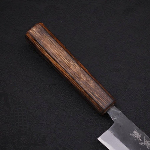 Funayuki Sabaki Blue Steel #2 Kurouchi Mango Sumi Urushi 180mm