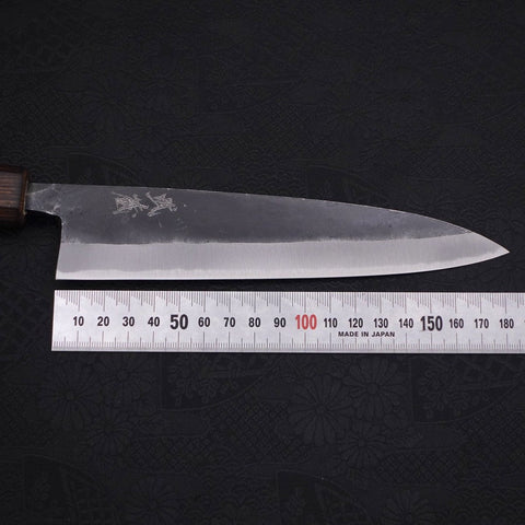 Funayuki Sabaki Blue Steel #2 Kurouchi Mango Sumi Urushi 180mm