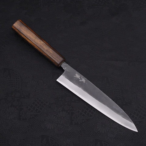 Funayuki Sabaki Blue Steel #2 Kurouchi Mango Sumi Urushi 180mm