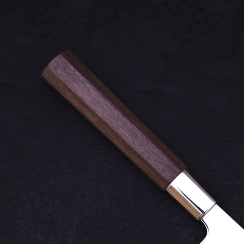Funayuki Silver Steel #3 Karakusa Walnut Handle 165mm-[Musashi]-[Japanese-Kitchen-Knives]