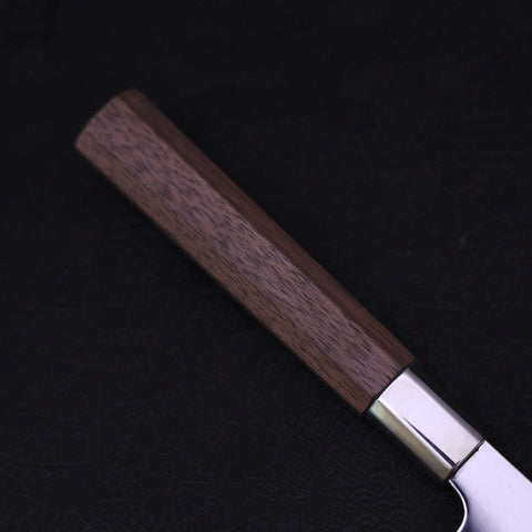 Funayuki Silver Steel #3 Walnut Handle 165mm-[Musashi]-[Japanese-Kitchen-Knives]