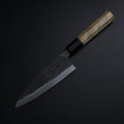 Funayuki White Steel #2 Kurouchi Buffalo Magnolia Handle 150mm (5.9”)-[Musashi]-[Japanese-Kitchen-Knives]