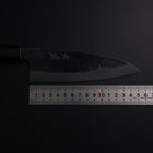 Funayuki White Steel #2 Kurouchi Buffalo Magnolia Handle 150mm (5.9”)-[Musashi]-[Japanese-Kitchen-Knives]