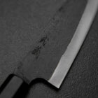 Funayuki White Steel #2 Kurouchi Buffalo Magnolia Handle 155mm-[Musashi]-[Japanese-Kitchen-Knives]