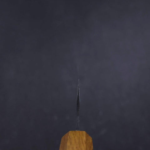 Funayuki White Steel #2 Kurouchi Oak Handle 155mm (6.1”)-[Musashi]-[Japanese-Kitchen-Knives]