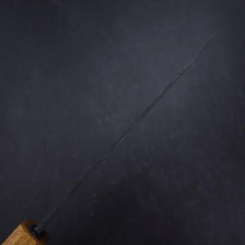 Funayuki White Steel #2 Kurouchi Oak Handle 155mm (6.1”)-[Musashi]-[Japanese-Kitchen-Knives]