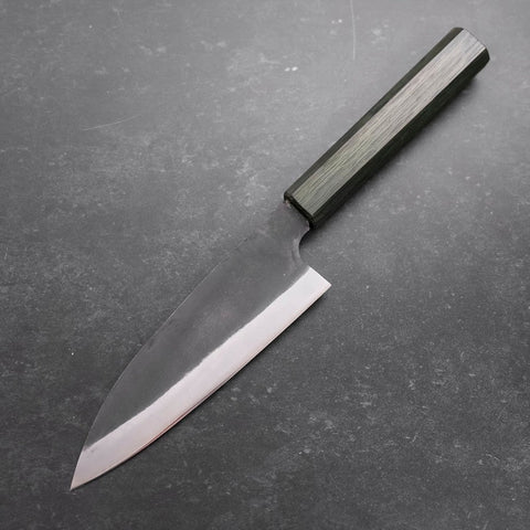 Funayuki White Steel #2 Kurouchi Mango Urushi Verde 150mm