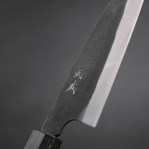 Funayuki White Steel #2 Kurouchi Mango Urushi Verde 150mm