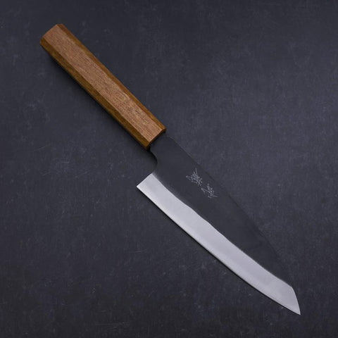 Funayuki White Steel #2 Kurouchi Oak Handle 155mm-[Musashi]-[Japanese-Kitchen-Knives]