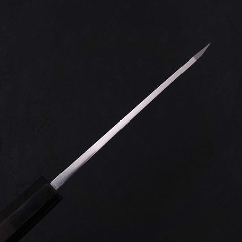 Garasuki Cuchillo para Deshuesar White Steel #2 Kasumi Mango de Ébano con Cuerno de Búfalo 150mm