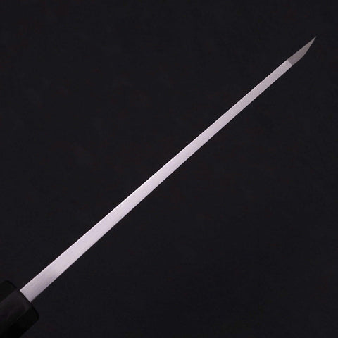 Garasuki Cuchillo para Deshuesar White Steel #2 Kasumi Mango de Ébano con Cuerno de Búfalo 180mm