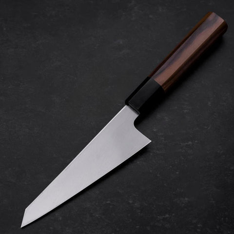 Garasuki Boning Knife White Steel #2 Polished Buffalo Teak Handle 150mm (5.9”)
