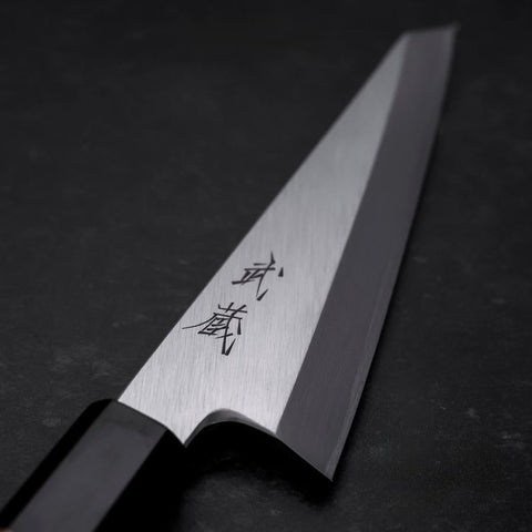 Garasuki Boning Knife White Steel #2 Polished Buffalo Teak Handle 150mm (5.9”)