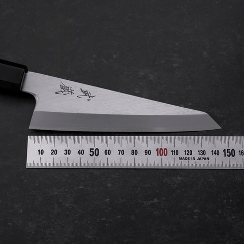 Garasuki Boning Knife White Steel #2 Polished Buffalo Teak Handle 150mm (5.9”)