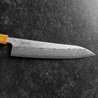 Gyuto 440C Nashiji Damascus Yaki Urushi Handle 210mm-[Musashi]-[Japanese-Kitchen-Knives]