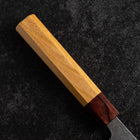 Gyuto 440C Nashiji Damascus Zelkova Handle 210mm (8.3”)-[Musashi]-[Japanese-Kitchen-Knives]
