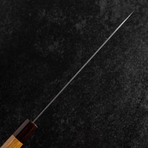 Gyuto 440C Nashiji Damascus Zelkova Handle 210mm-[Musashi]-[Japanese-Kitchen-Knives]