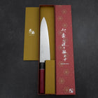 Gyuto AUS-10 Damascus Red Cherry Handle 210mm-[Musashi]-[Japanese-Kitchen-Knives]
