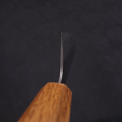Gyuto AUS-10 Espejo Tsuchime Damasco Mango Yaki Urushi 210mm