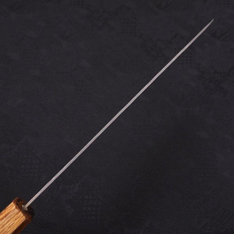 Gyuto AUS-10 Espejo Tsuchime Damasco Mango Yaki Urushi 210mm