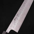 Gyuto AUS-10 Nashiji Damascus Ebony Handle 180mm-[Musashi]-[Japanese-Kitchen-Knives]