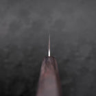 Gyuto AUS-10 Nashiji Damascus Ebony Handle 180mm-[Musashi]-[Japanese-Kitchen-Knives]