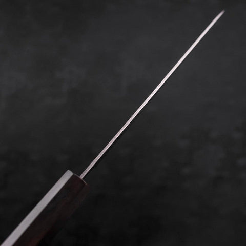 Gyuto AUS-10 Nashiji Damascus Ebony Handle 180mm-[Musashi]-[Japanese-Kitchen-Knives]