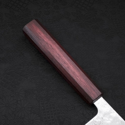 Gyuto AUS-10 Nashiji Damasco Mango Urushi Morado 210mm