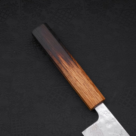 Gyuto AUS-10 Nashiji Damasco Mango Yaki Urushi 210mm