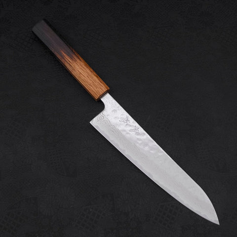 Gyuto AUS-10 Nashiji Damasco Mango Yaki Urushi 210mm