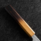 Gyuto AUS-10 Nawame Damascus Yaki Urushi Handle 240mm (9.4”)-[Musashi]-[Japanese-Kitchen-Knives]
