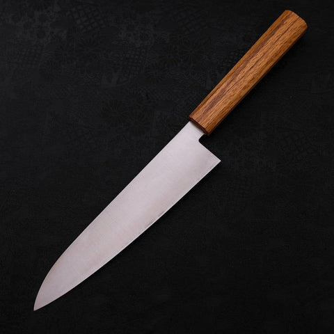 Gyuto AUS-10 Polished Oak Handle 210mm