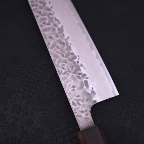 Gyuto AUS-10 Tsuchime Damasco Mango Sumi Urushi 210mm