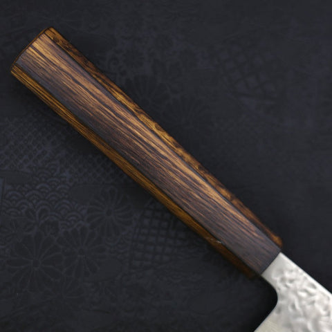Gyuto AUS-10 Tsuchime Damasco Mango Sumi Urushi 210mm