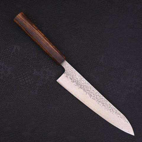 Gyuto AUS-10 Tsuchime Damasco Mango Sumi Urushi 210mm
